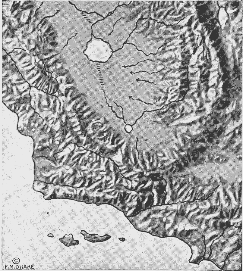 Relief of the Southern California Central Valley