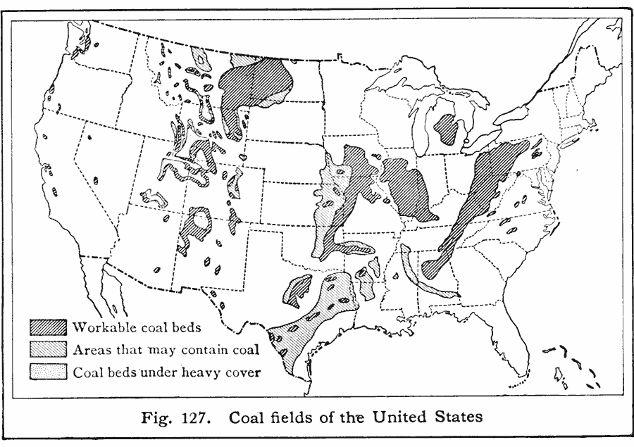 Coal Fields of the United States