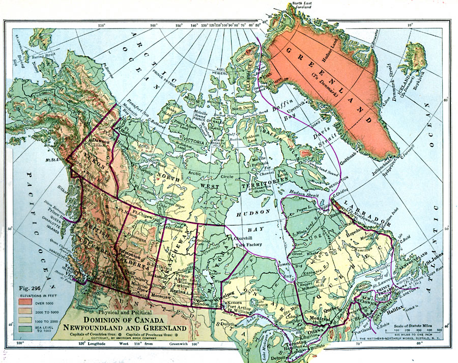 Dominion of Canada, Newfoundland, and Greenland