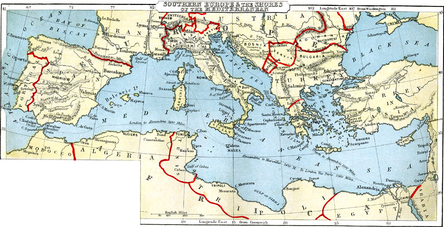 Southern Europe and Mediterranean Shore