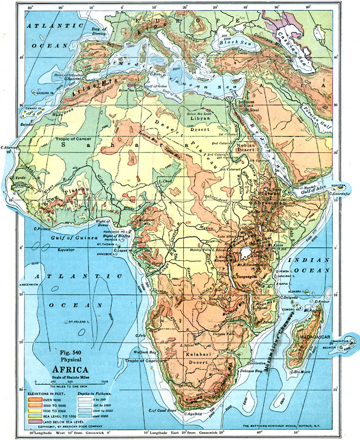 Physical Africa