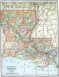 Maps of United States - Louisiana
