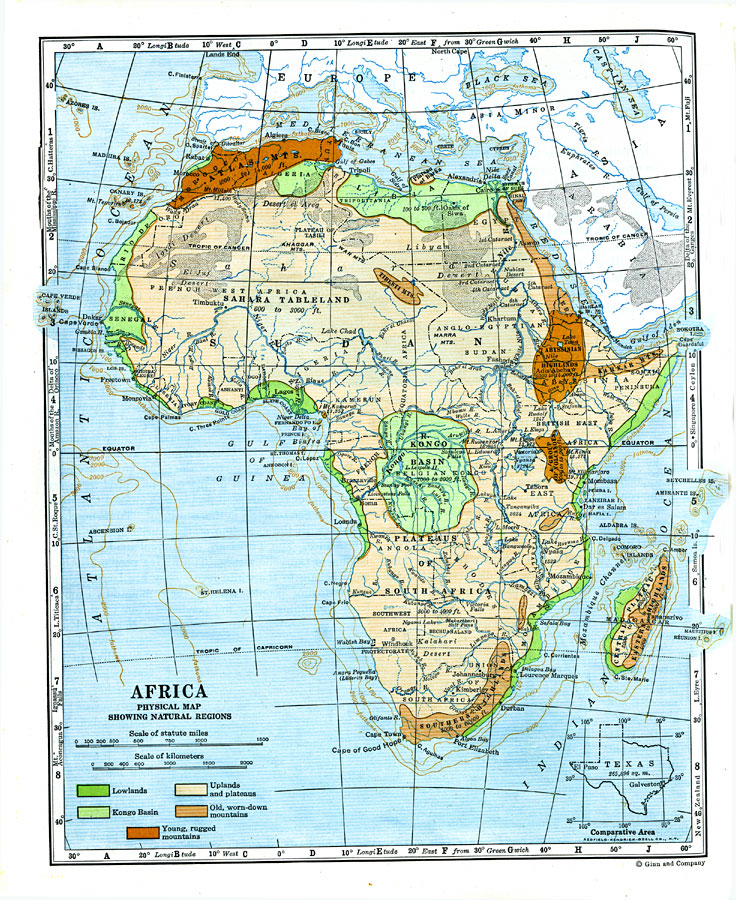 Natural Regions of Africa