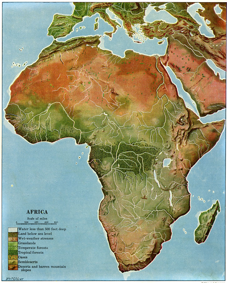 Land Regions of Africa