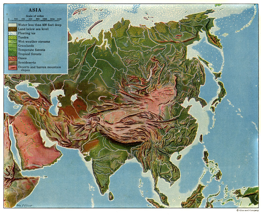Land Regions of Asia