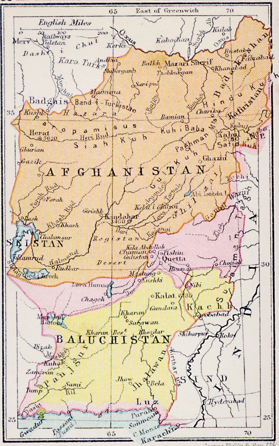 Afghanistan and Baluchistan