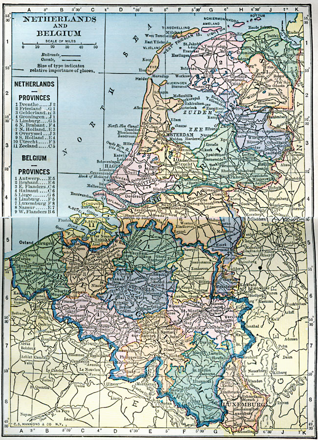 Netherlands and Belgium