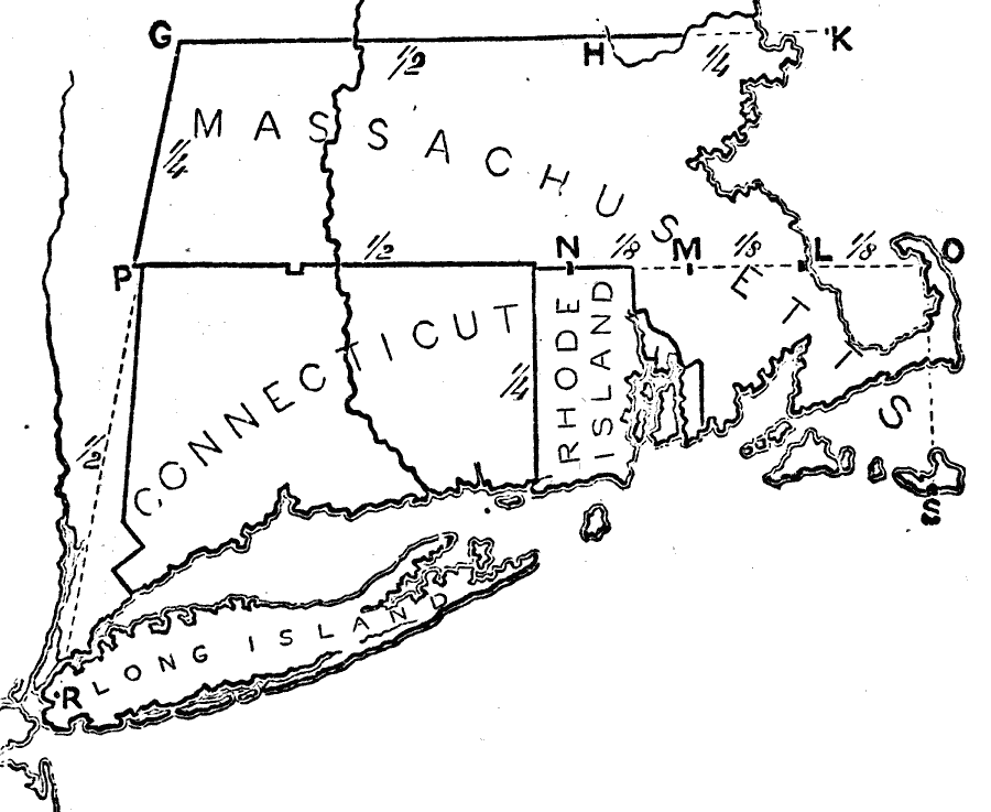 Drawing Massachusetts, Connecticut, and Rhode Island