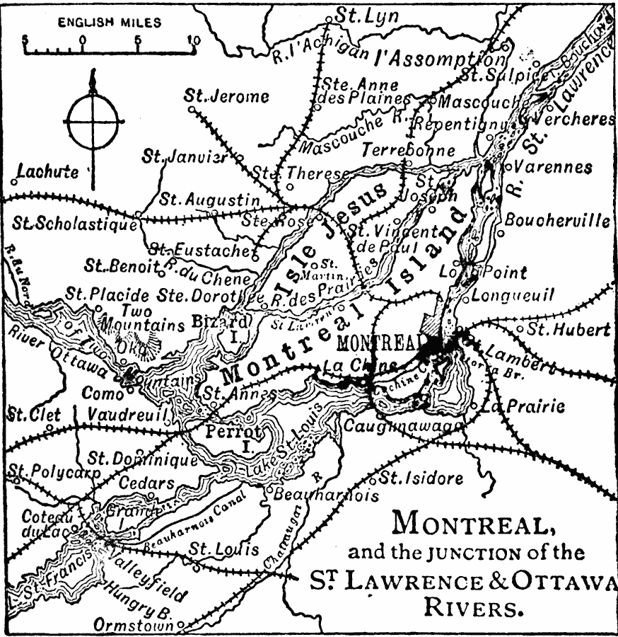 Montreal and the Junction of the St. Lawrence and Ottawa Rivers