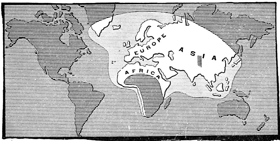 The Part of the World Known at the time of Columbus