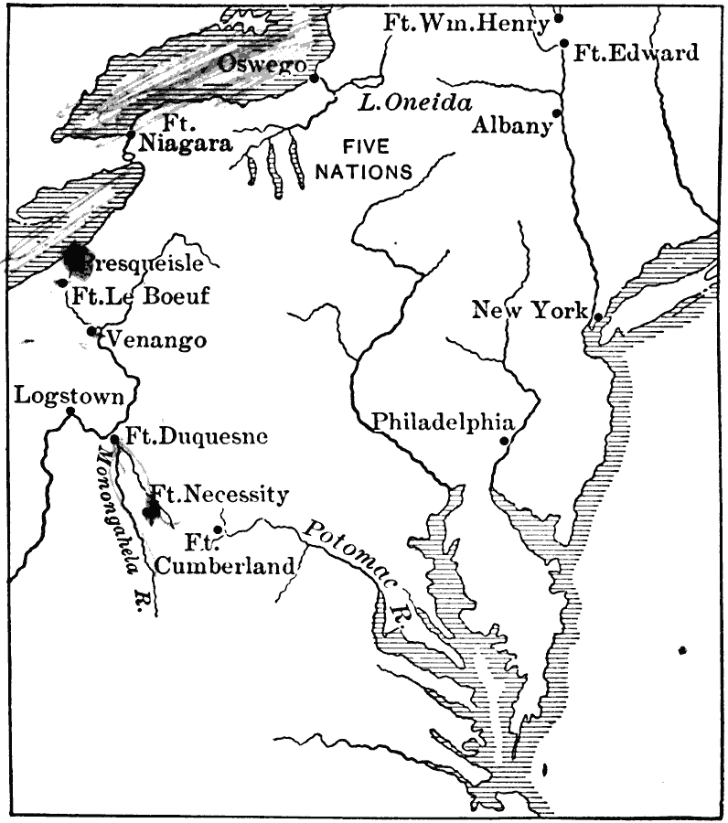 The Disputed Territory during the French and Indian War