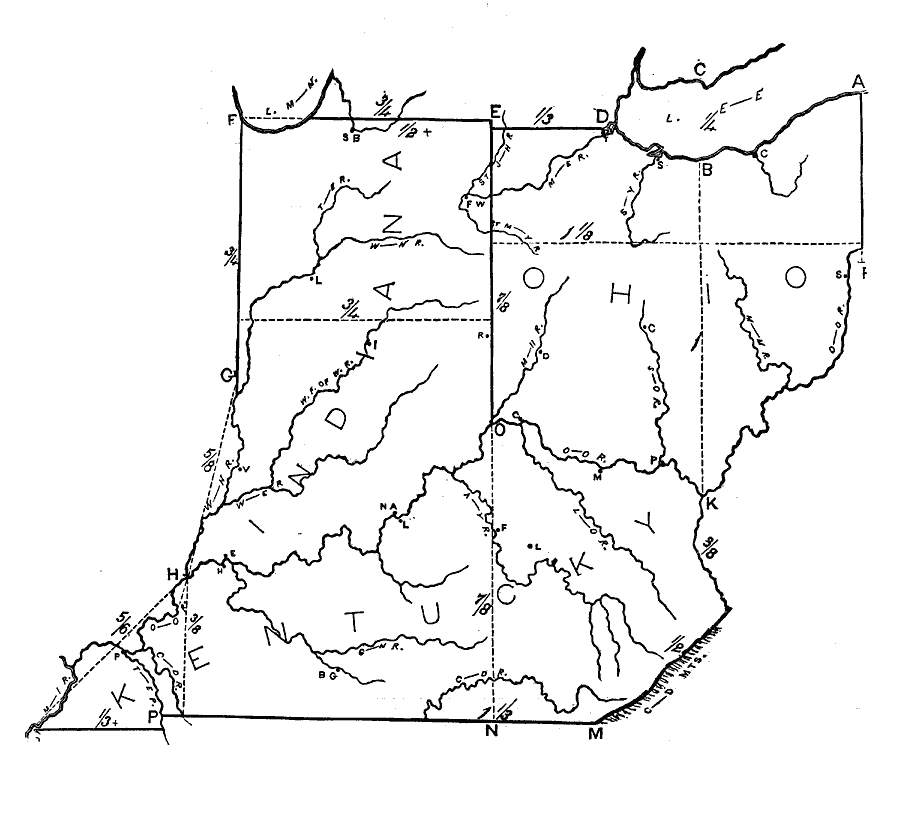 Drawing Ohio, Indiana, and Kentucky