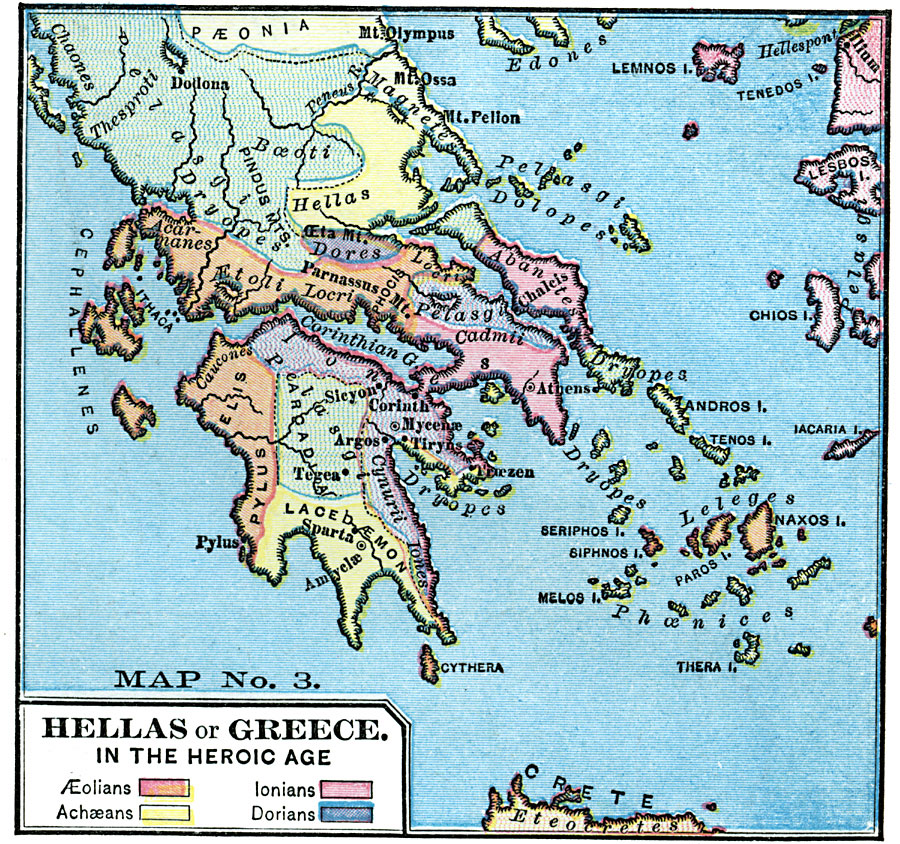 Hellas or Greece in the Heroic Age