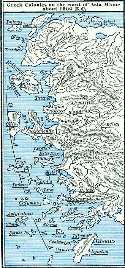 Greek Colonies on the Coast of Asia Minor