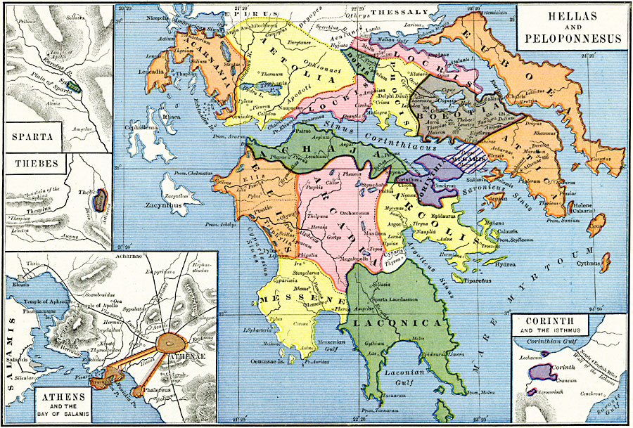 Hellas and Peloponnesus