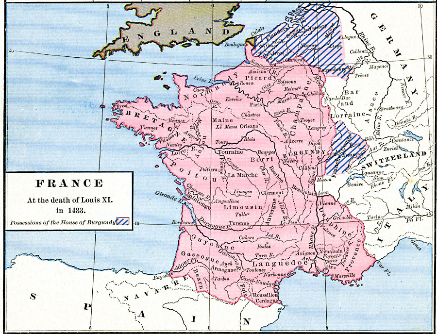 France at the death of Louis XI