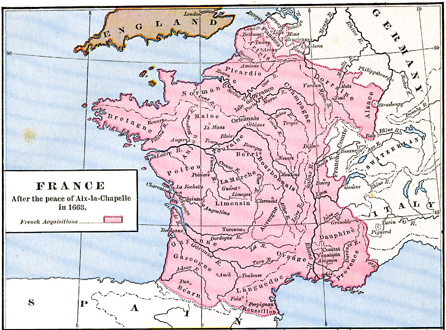 France after the peace of Aix-la-Chapelle