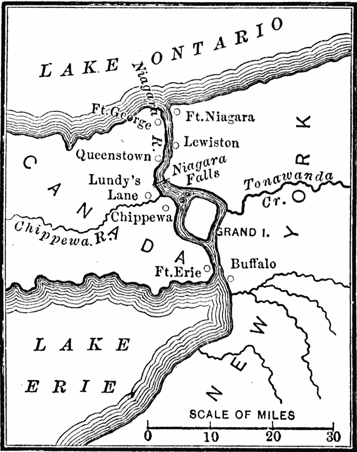 Niagara River during the War of 1812