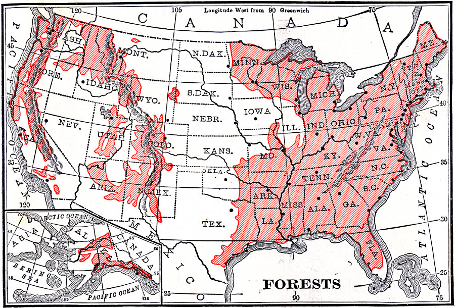 Forest Regions of the United States