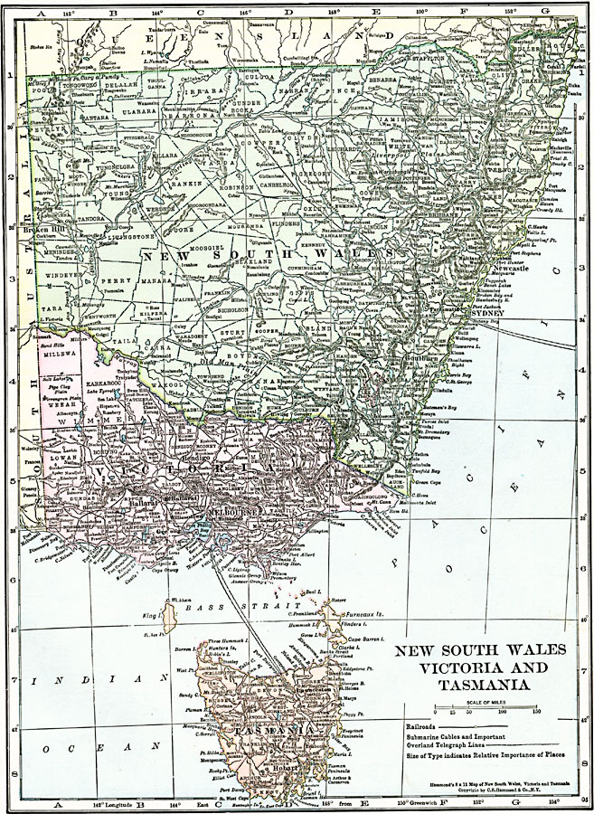 1920, New South Wales, Victoria, and Tasmania