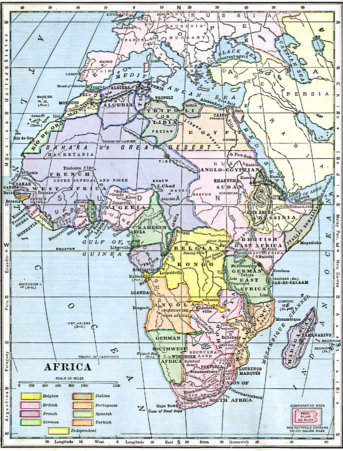 European Possessions of Africa