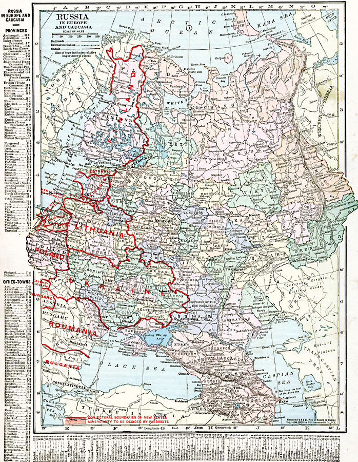 Russia in Europe and Caucasia