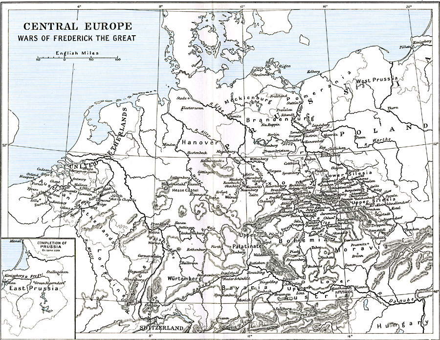 Central Europe and the Wars of Frederick the Great 