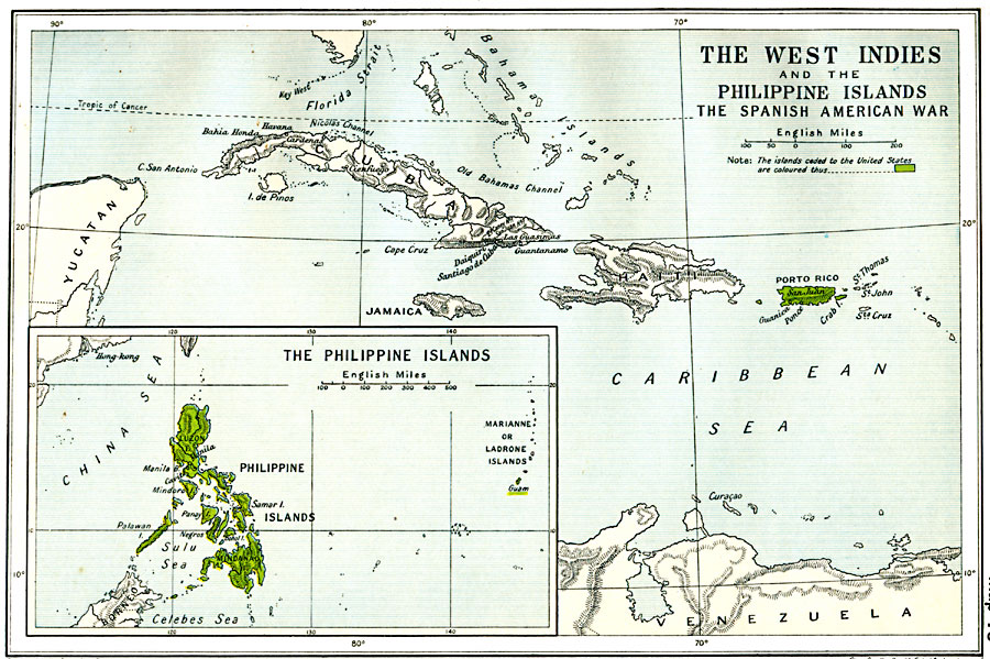 The West Indies and the Philippine Islands 