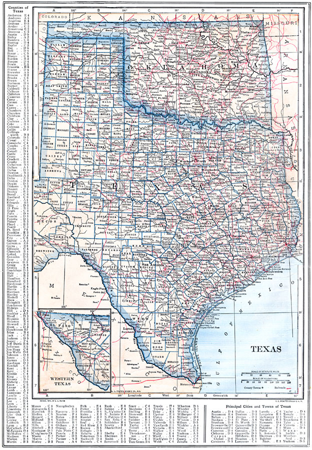 Texas and Oklahoma