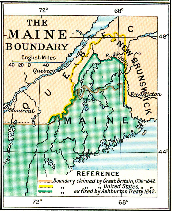 The Maine Boundary Dispute