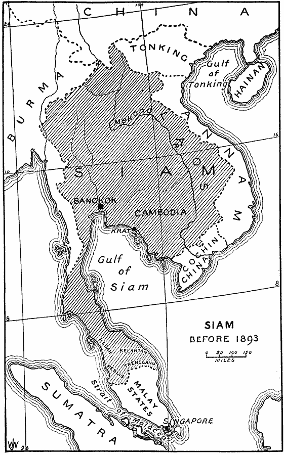 Siam prior to the Franco–Siamese War