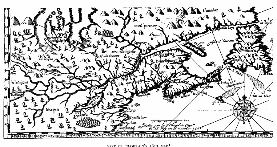 Part of Champlain's Map