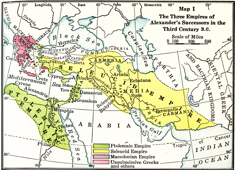 The Three Empires of Alexander's Successors 