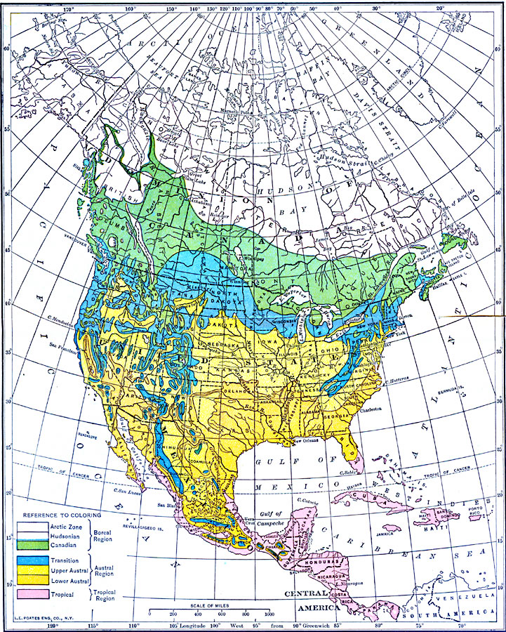 Climate and Life Provinces of North America
