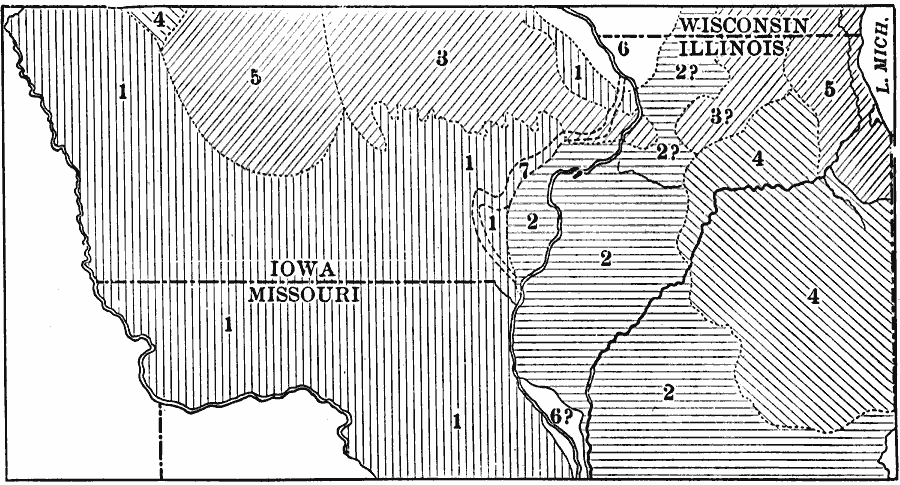 Drift Sheets of Iowa and Northern Illinois