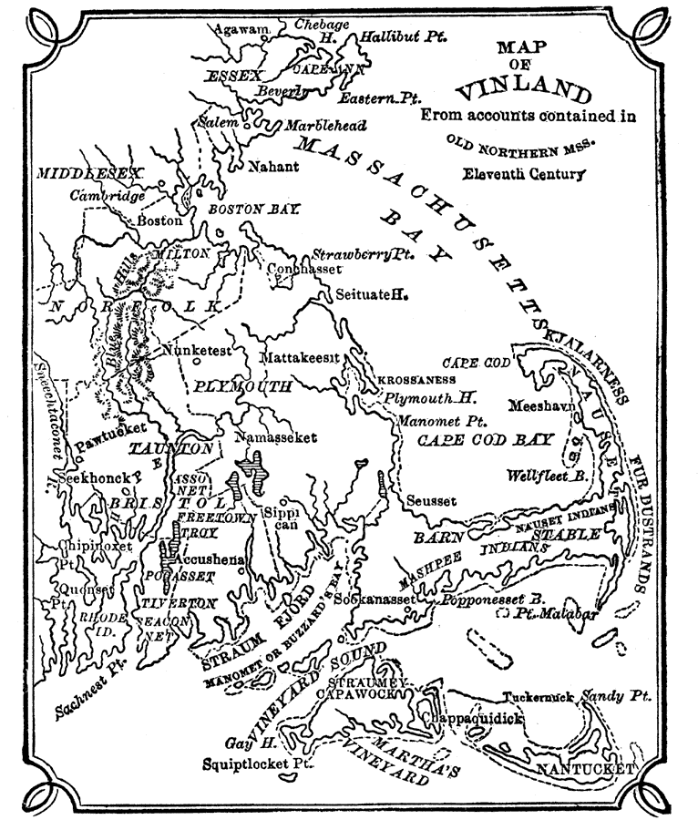 Vinland, from Accounts Contained in Old Northern Maps