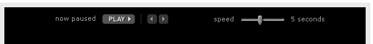 Flickr slideshow controls