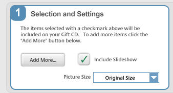 Selection and Settings