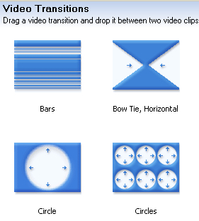 Video transitions collection