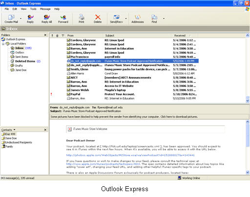  Outlook Express  Windows Xp -  2