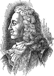 (1643-1687) French explorer, La Salle, René Robert Cavelier, sieur de