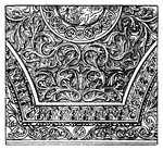 Carved spandrel from Hagia Sophia.