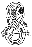 "S" from a Celtic manuscript.