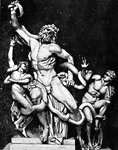 Laocoon and his sons.