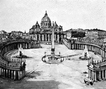 The Vatican City ClipArt gallery offers 35 views of the city-state from which the Holy See operates. Vatican City is a landlocked enclave of Rome, Italy. The gallery also includes miscellaneous illustrations related to the earlier Papal States, which ceased to exist after 1870. Several portraits of Popes are available in the <a href="https://etc.usf.edu/clipart/galleries/1233-famous-people-religion">Famous People: Religion</a> ClipArt gallery.