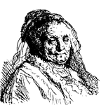 Portrait of Rembrandt's mother.