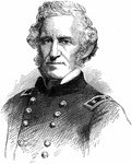 "General Lorenzo Thomas, born in Newcastle, Del., October 26th, 1804, died in Washington, D. C., March 2nd, 1875, was graduated from the United States Military Academy in 1823; served in the Florida and Mexican Wars, and received the brevet of lieutenant colonel for gallantry at Monterey. On the 7th of May, 1861, he was brevetted brigadier general, and made adjutant general of the army on August 3rd, with the full rank of brigadier general. He served until 1863, when he was intrusted for two years with the organization of [African American] troops in the Southern States. He was brevetted major general, United States Army, on March 13th, 1865. He was retired in 1869." &mdash; Frank Leslie, 1896