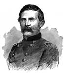 "General Crittenden, born in Russellville, Ky., May 15th, 1815, studied law under his father, was admitted to the bar, and became Commonwealth's Attorney in Kentucky in 1842. He served in the Mexican War as lieutenant colonel of Kentucky infantry, and was volunteer aid to General Taylor at the battle of Buena Vista. At the beginning of the Civil War he espoused the national cause, and on October 27th, 1861, was appointed brigadier general of volunteers. He commanded a division at the battle of Shiloh, and was promoted major general, July 17th, 1862, for gallant service on that occassion, and assigned to the command of a division in the Army of the Tennessee. He served under Rosecrans in the battle of Stone River, and at Chickamauga commanded one of the two corps that were routed. In the Virginia campaign of 1864 he commanded a division of the Ninth Corps. He resigned December 13th, 1864, but entered the regular army as colonel of the Thirty-second Infantry on July 28th, 1866. He was retired on May 19th, 1881."&mdash; Frank Leslie, 1896