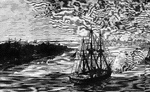"Bombardment of Port Hudsonby Admiral Farragut's fleet."&mdash; Frank Leslie, 1896