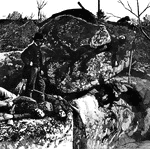 "Dead sharpshooters on Little Round Top."&mdash; Frank Leslie, 1896